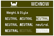 Neutral font, a Sans Serif Font by weknow (Thumbnail 8 of 8)