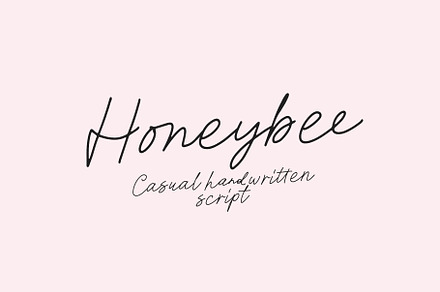 Honeybee Handwritten Script