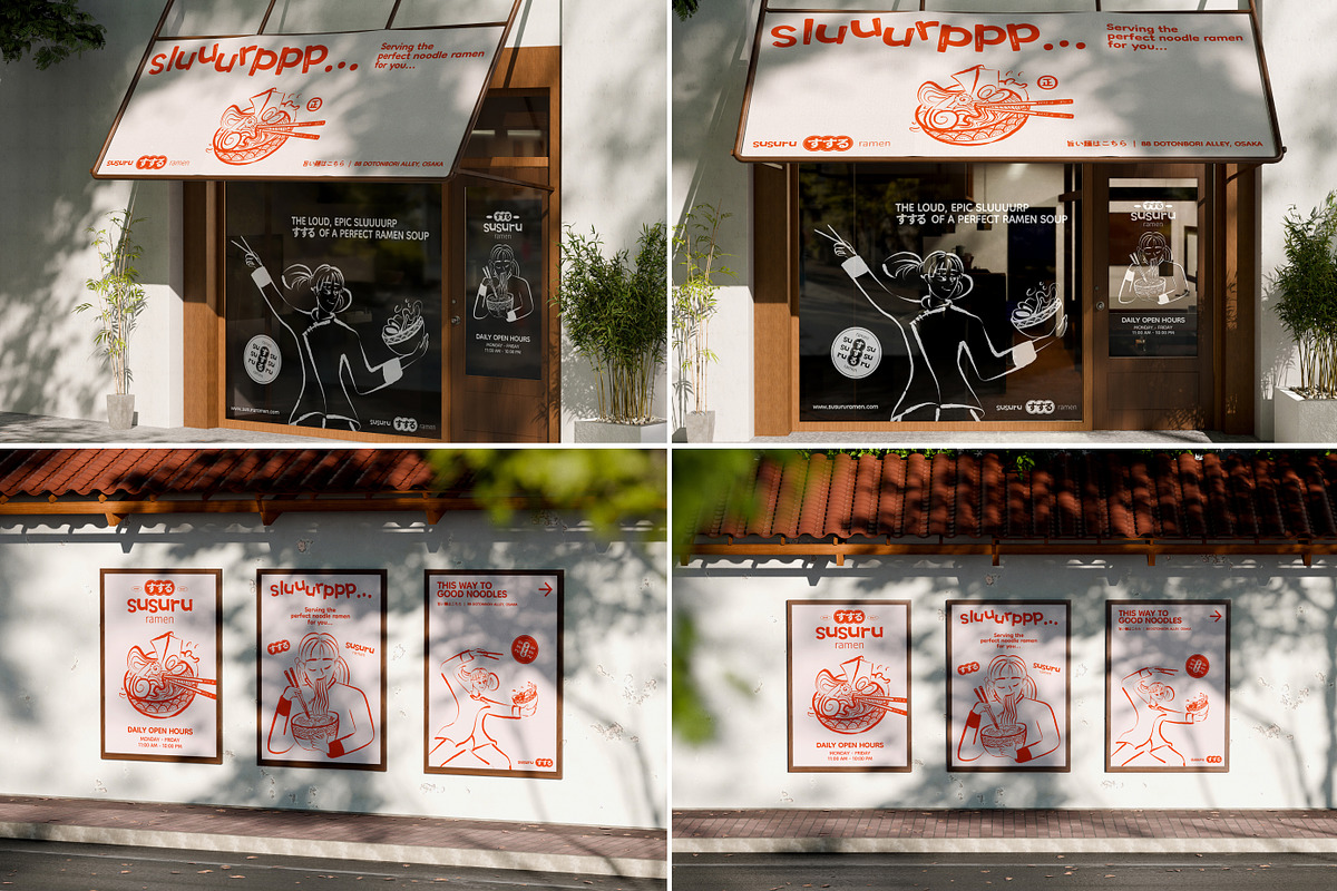 36 Ramen Noodle Restaurant Mockups, a Packaging Mockup by Vitora Mockup (Photo 11 of 11)