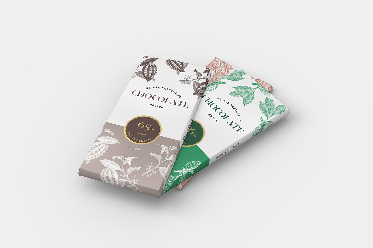 Chocolate Packaging Mockup 2, a Packaging Mockup by KIPET (Photo 8 of 15)