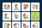 300 Business Flat Icons, an Emoji Icon by Prosymbols (Thumbnail 12 of 15)