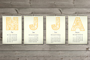 Creative calendar 2018, a Stationery Template by SomStock (Thumbnail 3 of 5)