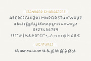Rainbows | fun handwritten font, a Script Font by Point and Poem (Thumbnail 3 of 6)