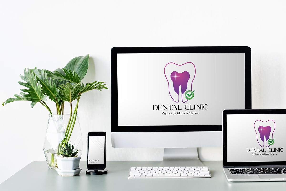 Minimal Dentist Logo Design, a Branding & Logo Template by YUDesignStore (Photo 4 of 6)