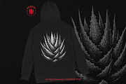 10 Bundle Dark Art Aloe Vera Cactus, an Illustration by Morspective (Thumbnail 4 of 7)
