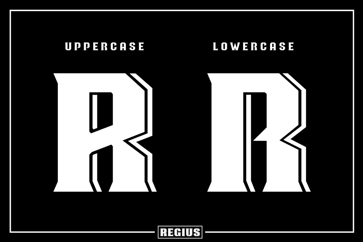 Regius Typeface preview 8