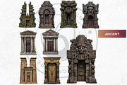 World Architecture Doors and windows, a Decorative Illustration by ThatsDesignArt (Thumbnail 4 of 10)