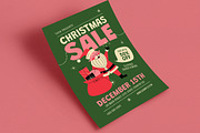 Modern Retro Christmas Sale Flyer, a Flyer Template by VectorVactory (Thumbnail 2 of 3)