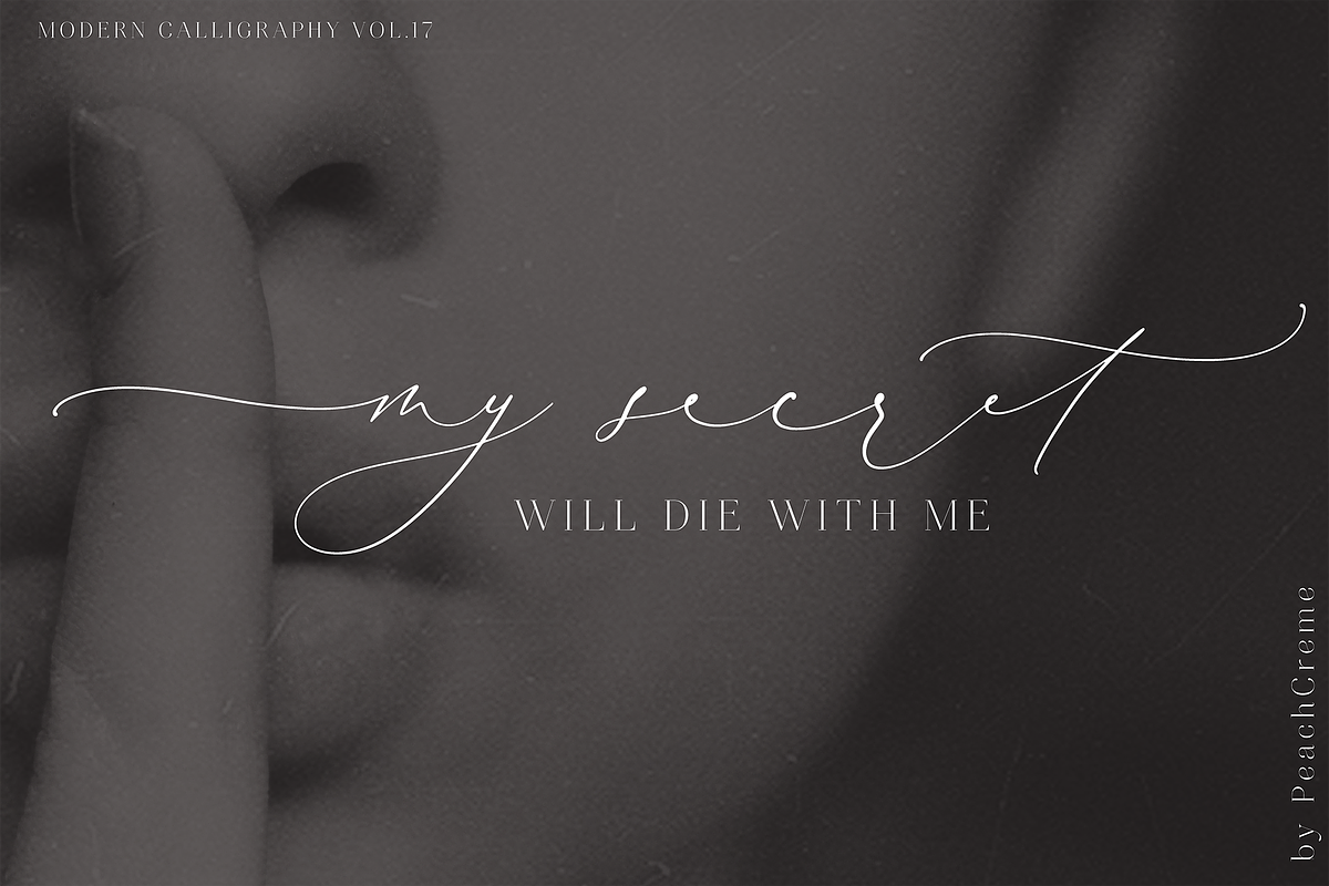 Breathe Poetry // Modern Calligraphy, a Script Font by PeachCreme (Photo 19 of 33)