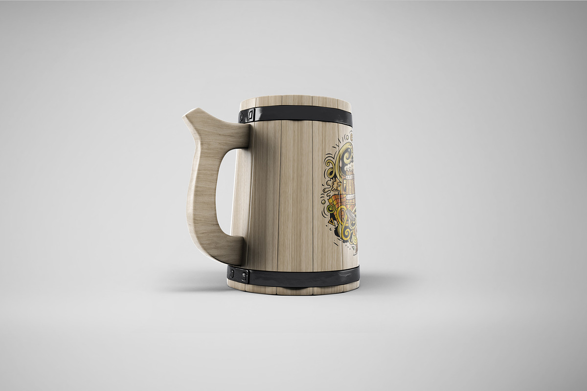 Empty Beer Glass Mockup, a Product Mockup by PSD Market (Photo 18 of 18)