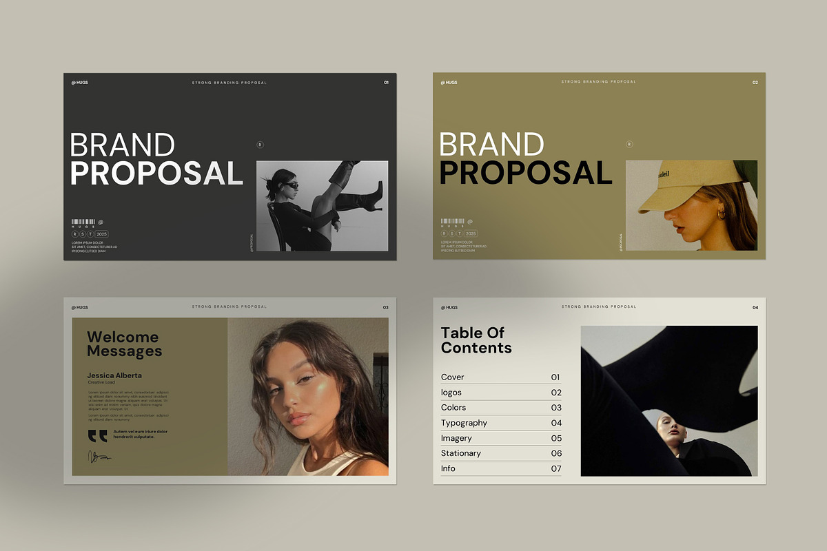 Brand Proposal Presentation Template, a Presentation Template by Dream-Lab (Photo 3 of 9)