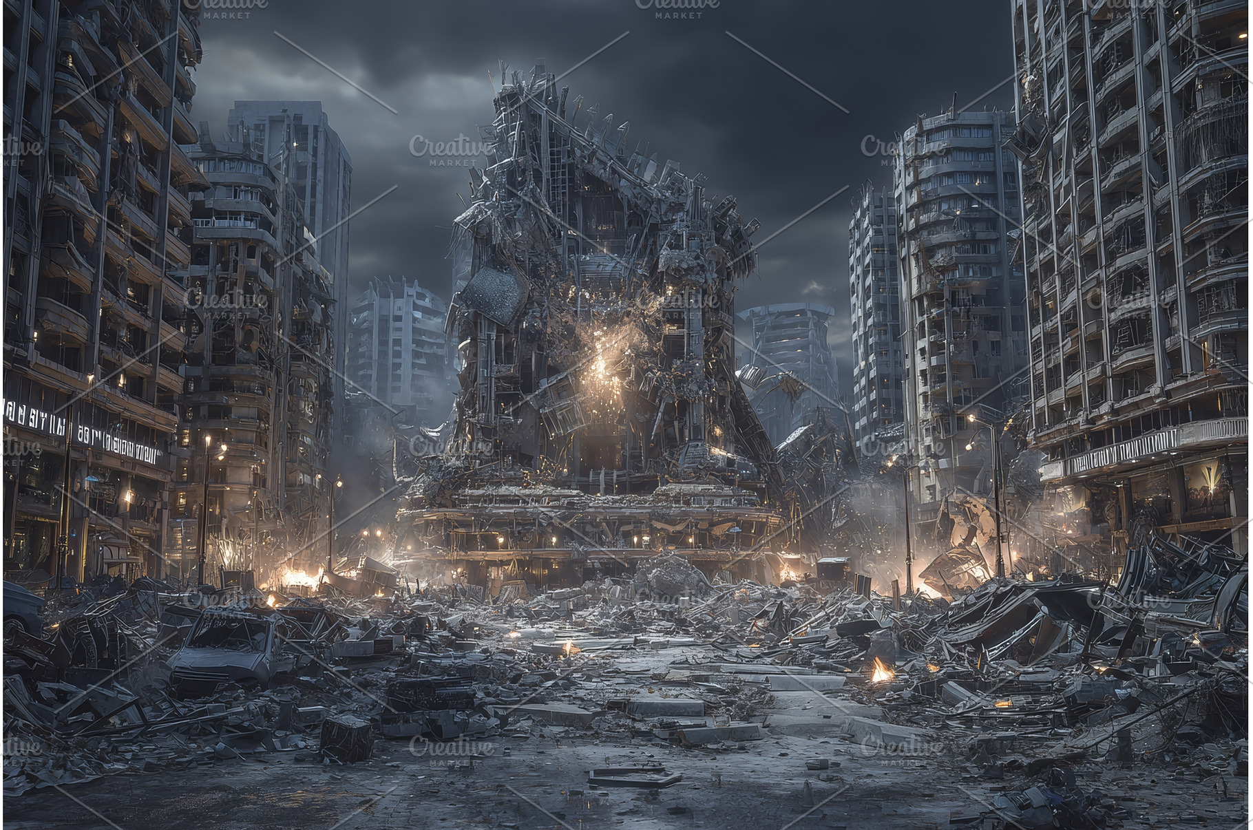Earthquakes, wars, hurricanes, and, an Architecture Photo by ZinetroN
