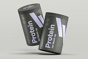 Protein Tall Jar Mock-up, a Packaging Mockup by zippypixelstudio (Thumbnail 3 of 12)