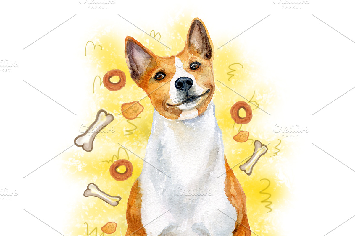 Watercolor Dogs Mega Big Bundle, an Illustration by Dneprstock (Photo 5 of 60)