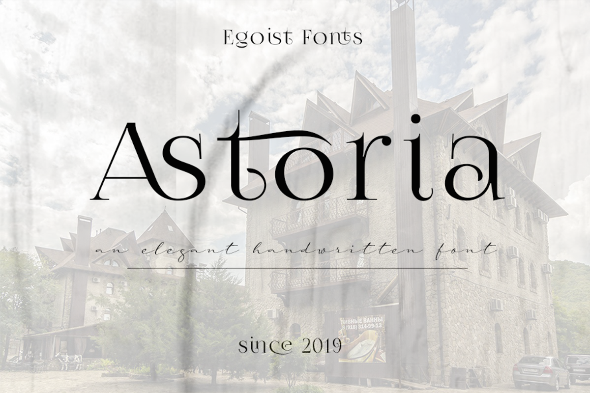 Astoria, a Serif Font by EgoistFonts (Photo 1 of 9)
