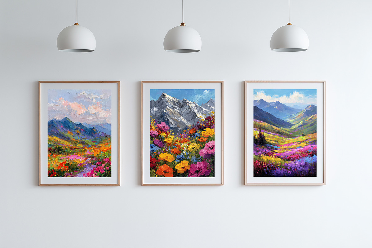Bright Nature Landscape Illustration, a Decorative Illustration by Housui Patterns (Photo 6 of 12)