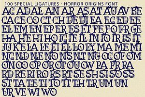 Horror Origins - Halloween Font