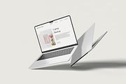 Minimalist Laptop Screen Mockup, a Mockup by My Code Std (Thumbnail 5 of 6)