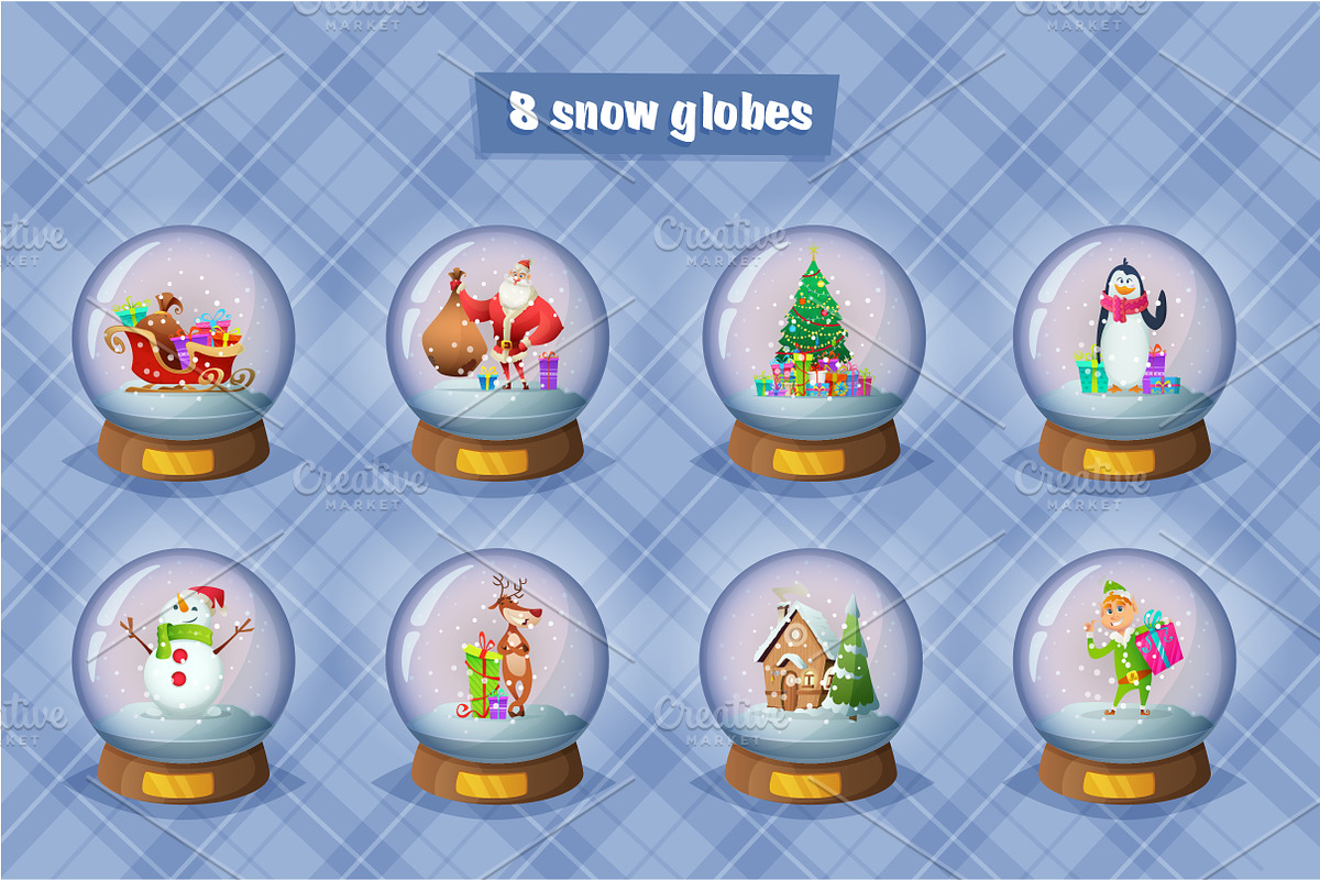 %SALE% -Big Christmas Collection, a Seasonal Illustration by VectorVision (Photo 6 of 24)
