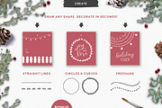 Sweater Weather Vector Brushes, a Brush Add-On by Emily Spadoni (Thumbnail 5 of 11)