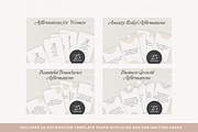 Affirmations Template Bundle Canva, a Presentation Template by HelloKarla (Thumbnail 2 of 6)