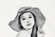 Pencil Sketch Effect Photoshop, an Action Add-On by liptouse (Thumbnail 6 of 8)