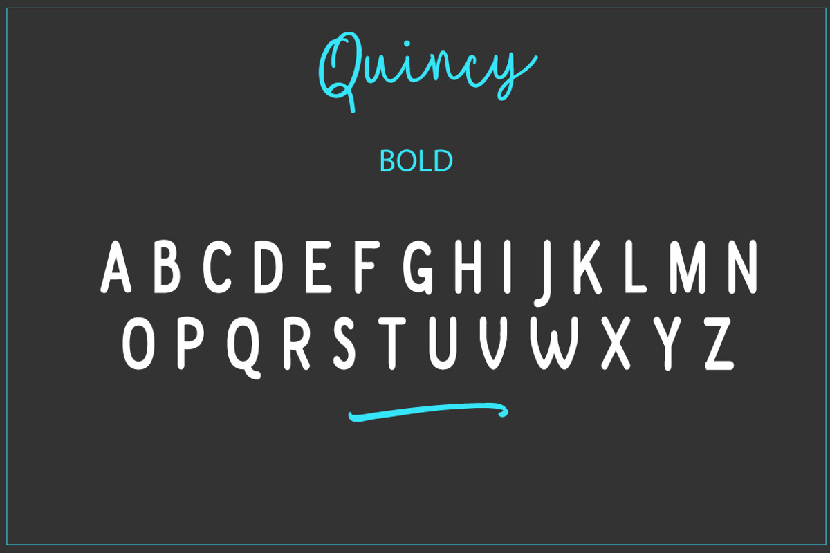 Quincy | Font Duo preview 6