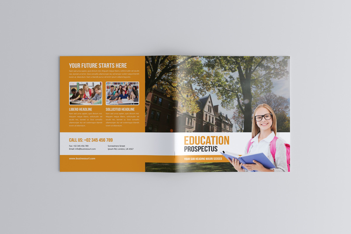 Education Square Prospectus, a Brochure Template by Miyaji75 (Photo 2 of 22)