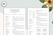 CV Resume Template for Word, a Resume Template by GResume (Thumbnail 3 of 7)