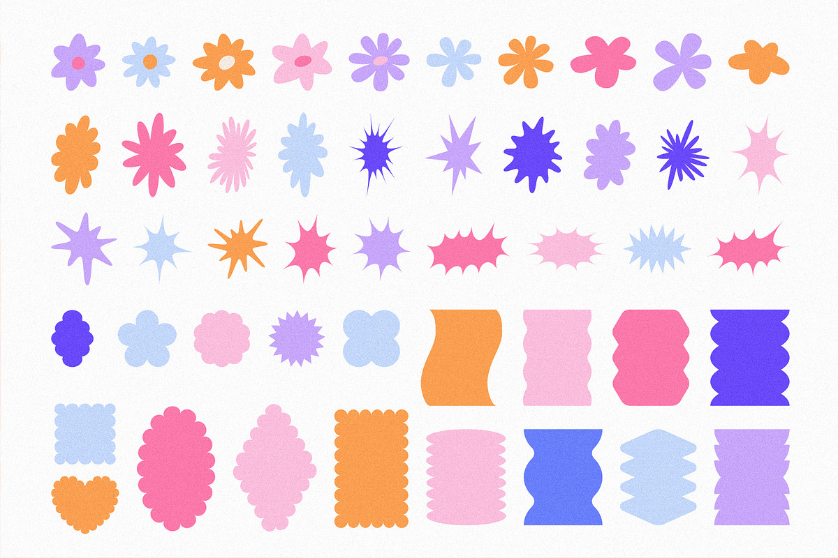 Simple shapes - design elements, a Background Graphic by venimo (Photo 8 of 10)