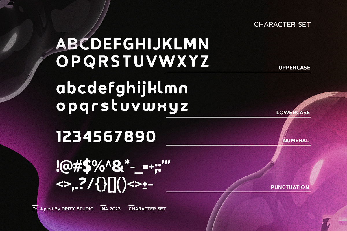 Claston – Geometric Rounded Font, a Sans Serif Font by Drizy (Photo 2 of 7)