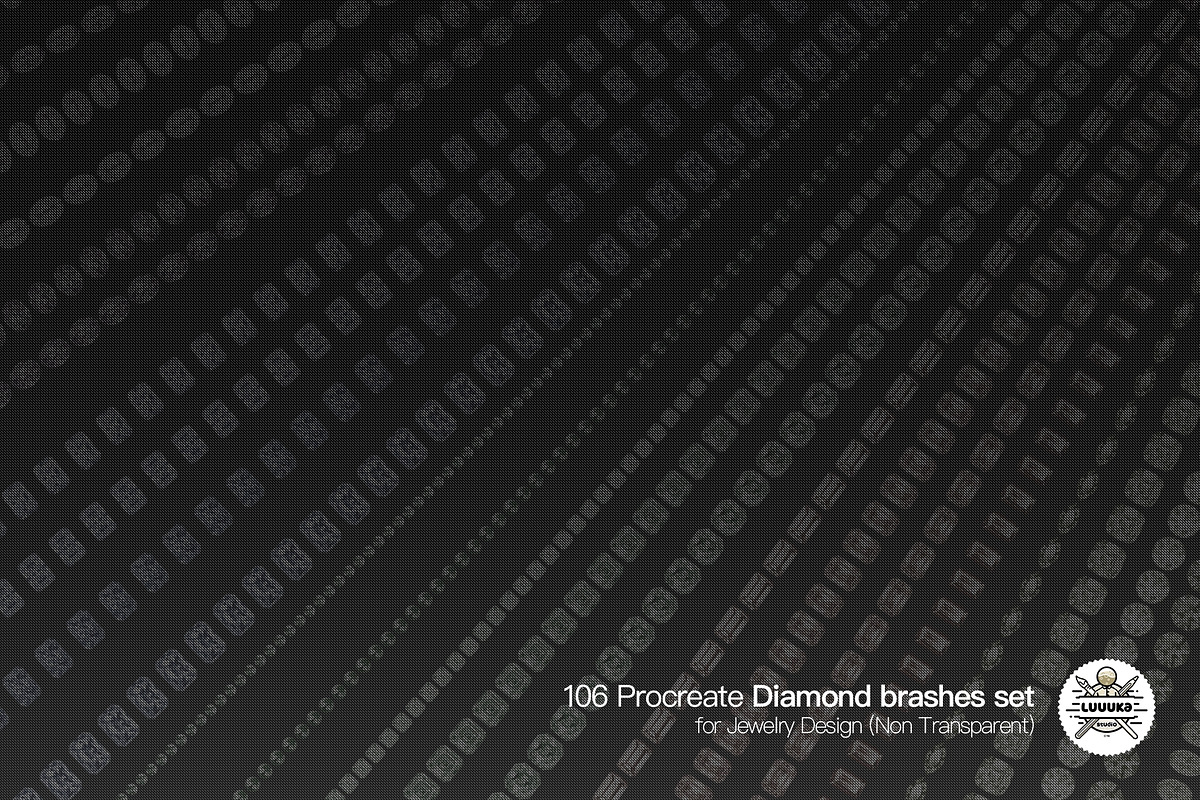 106 Procreate diamond brashes set, a Brush Add-On by Luuuka studio (Photo 10 of 10)