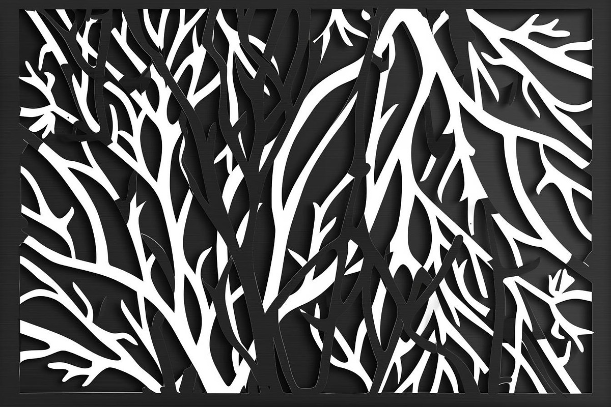 Tree Branch Laser Cut Panel Bundle, a Graphic by hafijul (Photo 9 of 9)