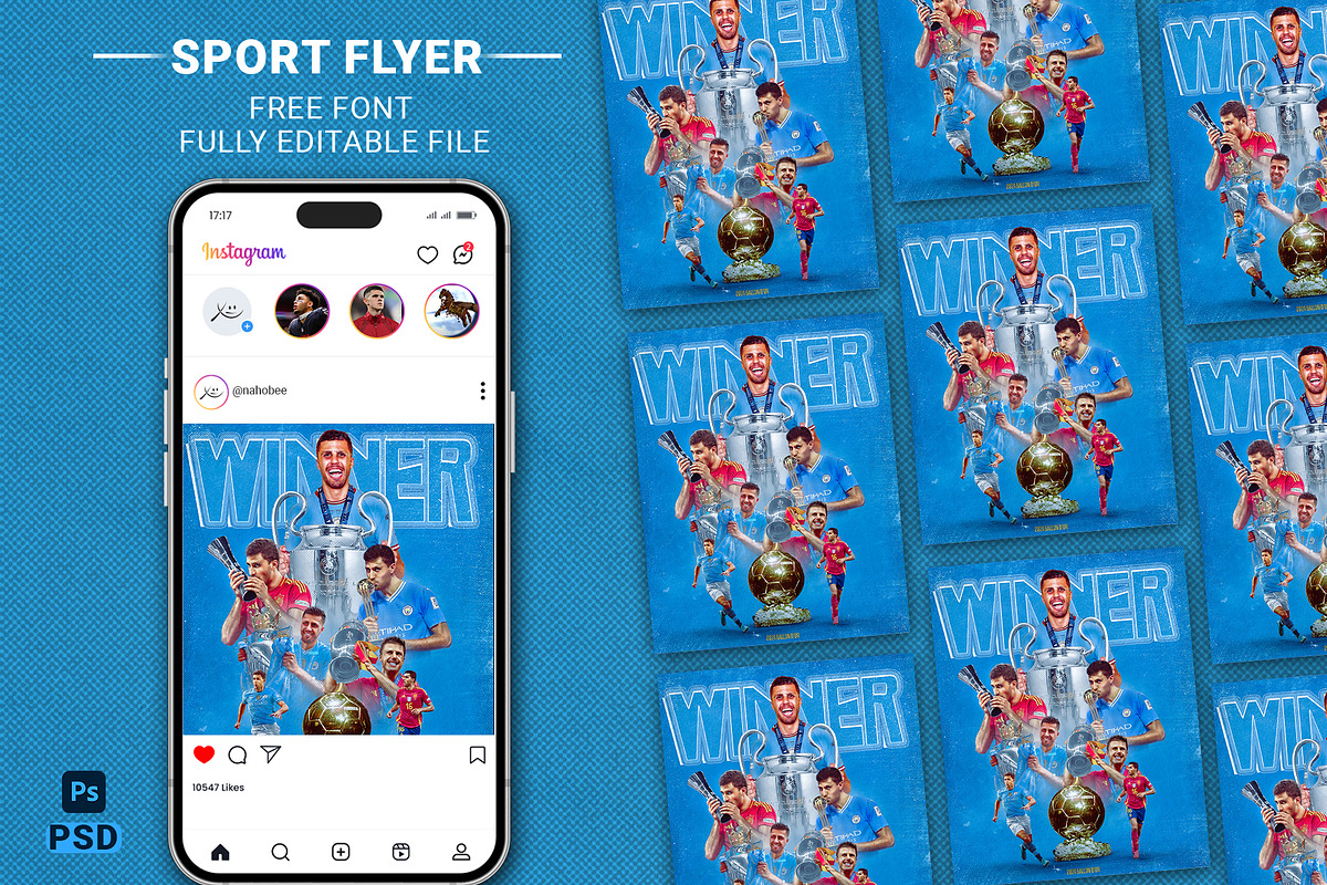 Rodri Sports Flyer Template, a Templates & Theme by NahomKetema