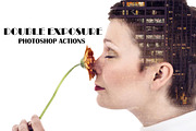 Double Exposure Photoshop Action V1, an Action Add-On by Creativetacos (Thumbnail 1 of 3)