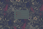 Botanic Oscuro Moody Botanical Print, a Pattern Graphic by TSTUDIO (Thumbnail 2 of 10)