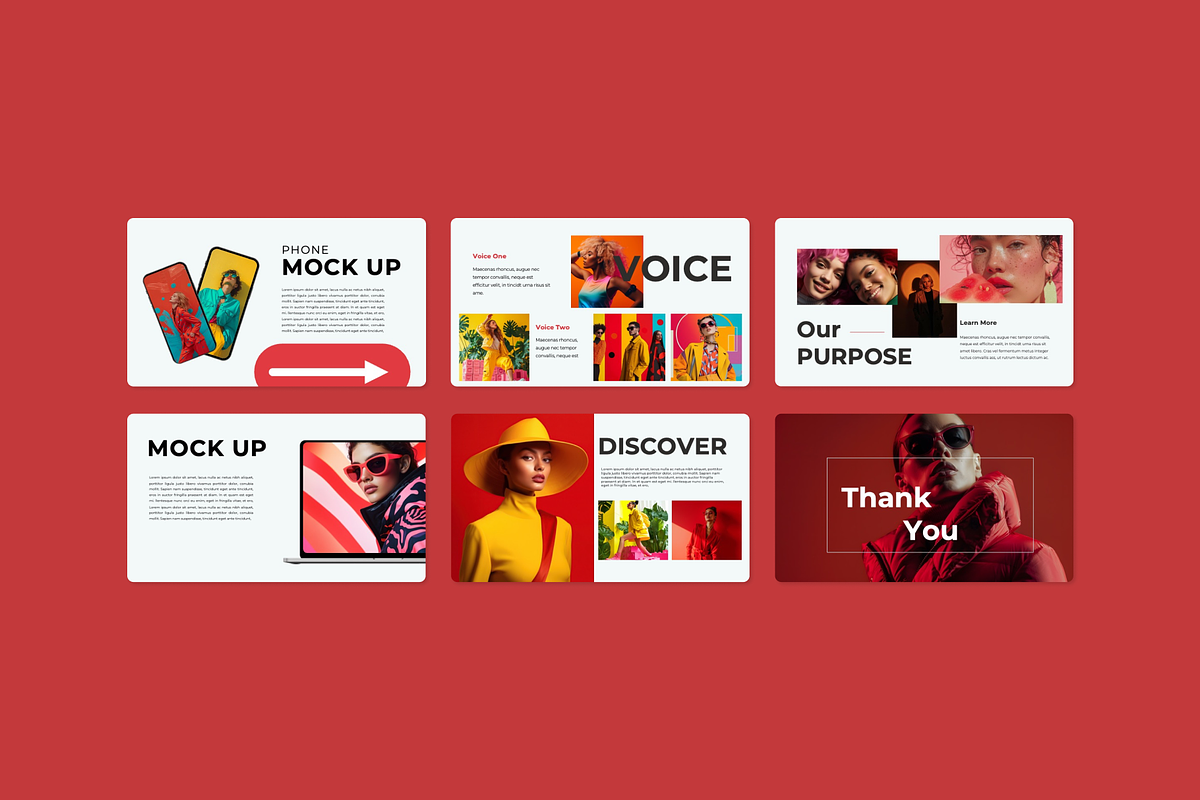Fashion Glamix PowerPoint Template, a Presentation Template by Premast (Photo 4 of 4)