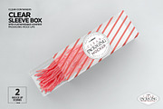 Clear Sleeve Box Packaging Mockup, a Packaging Mockup by INCDesign (Thumbnail 6 of 9)