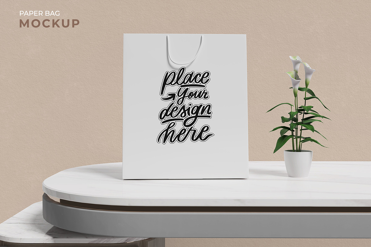 Paper Bag Mockup, a Packaging Mockup by My Mockup (Photo 7 of 7)