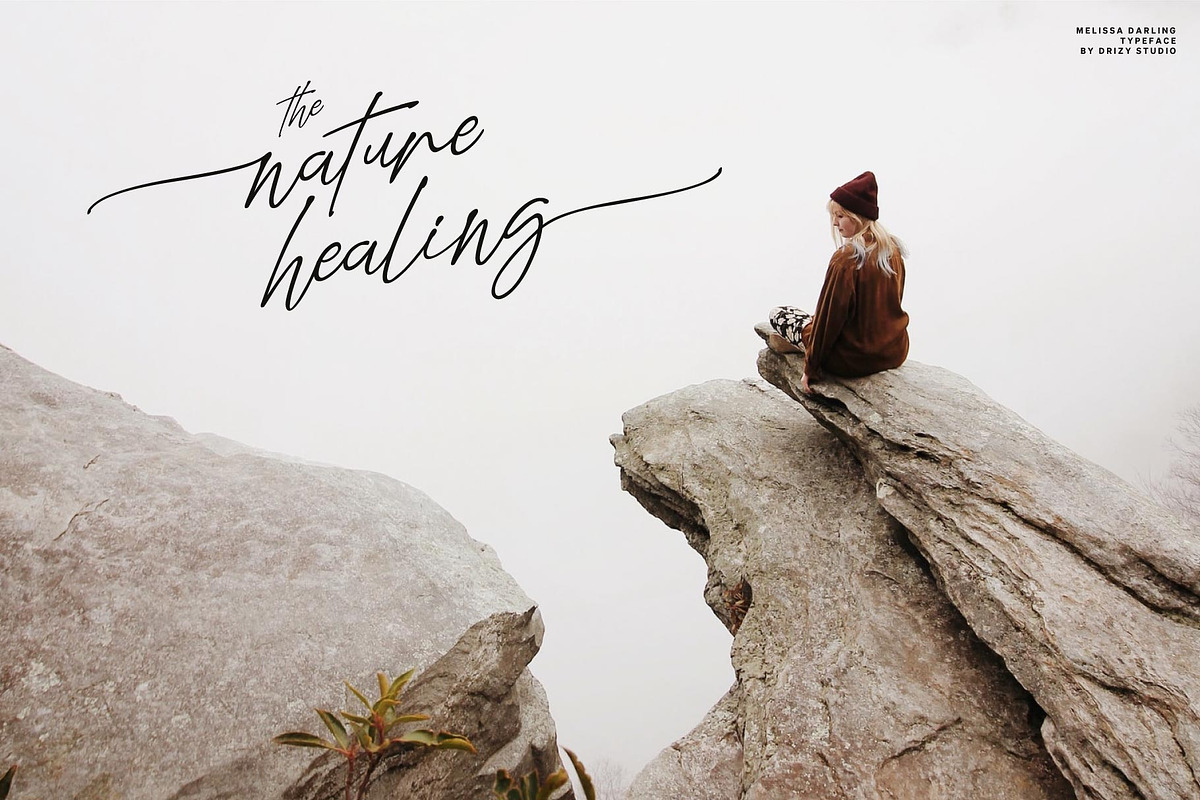 Mellissa Darling, a Script Font by Drizy (Photo 9 of 11)
