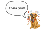 Patriotic Pup PNG – Sublimation, a Seasonal Illustration by Smillyy Threads (Thumbnail 6 of 6)