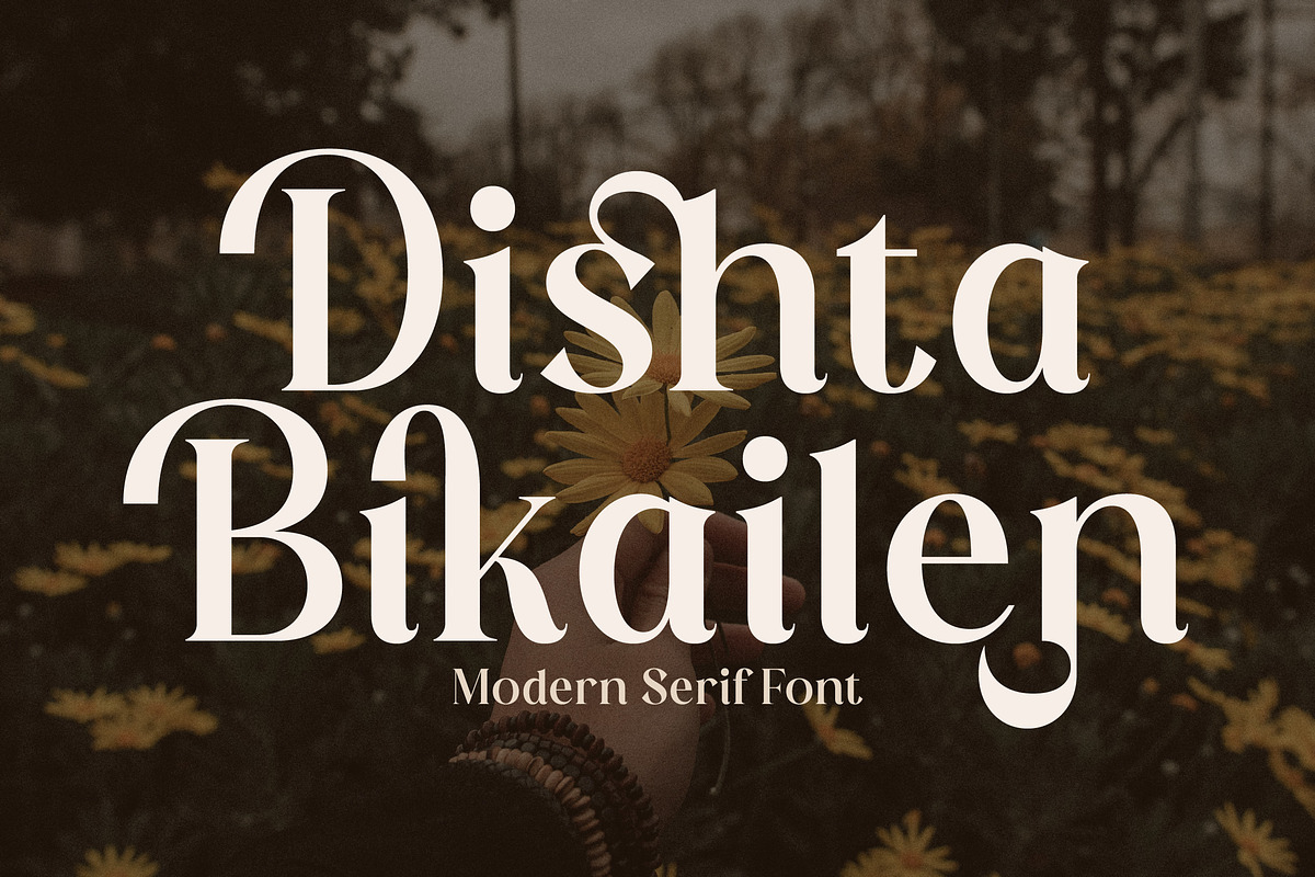 Dishta Bikailen Modern Serif Font, a Serif Font by Storytype Studio (Photo 6 of 15)