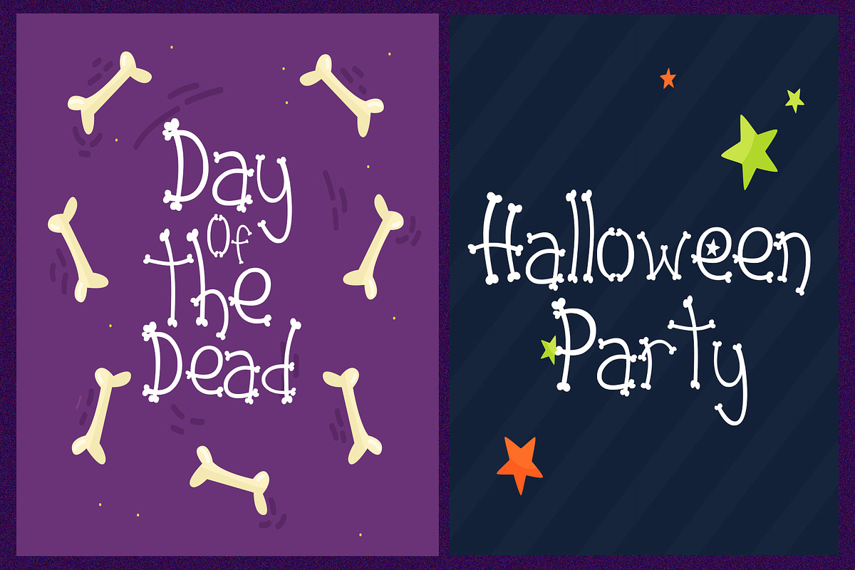 Dead Skull - Bone Skull Font preview 3