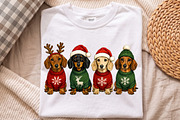 Cute Dog Christmas Shirt PNG Design, a Seasonal Illustration by Libby Wishes (Thumbnail 3 of 4)