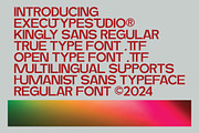 Kingly Sans, a Sans Serif Font by executypeStudio (Thumbnail 8 of 14)