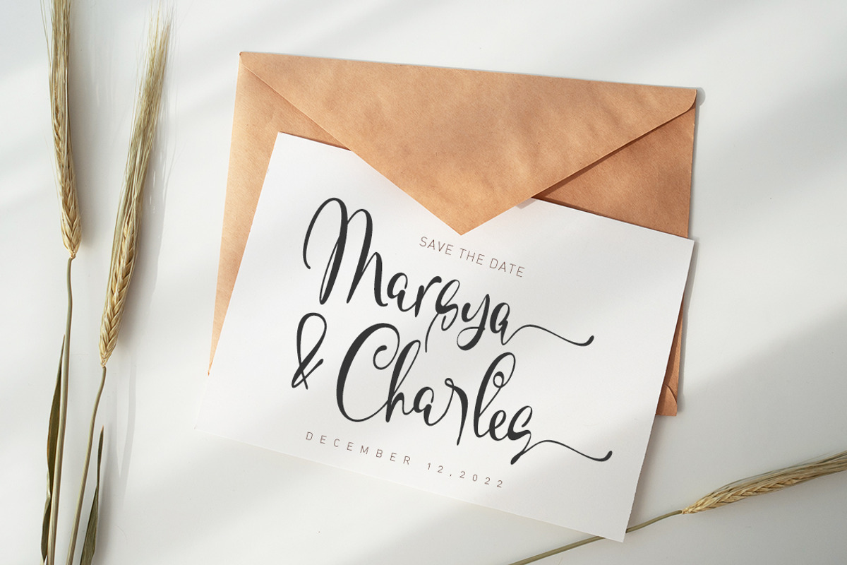 Shellonitha, a Script Font by Franstudio (Photo 7 of 9)