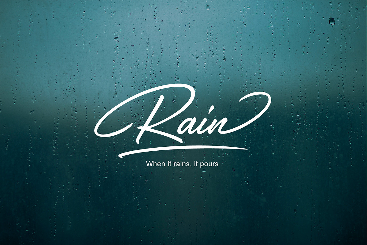 Blue Handwritten Font, a Script Font by sunnytudu (Photo 3 of 13)