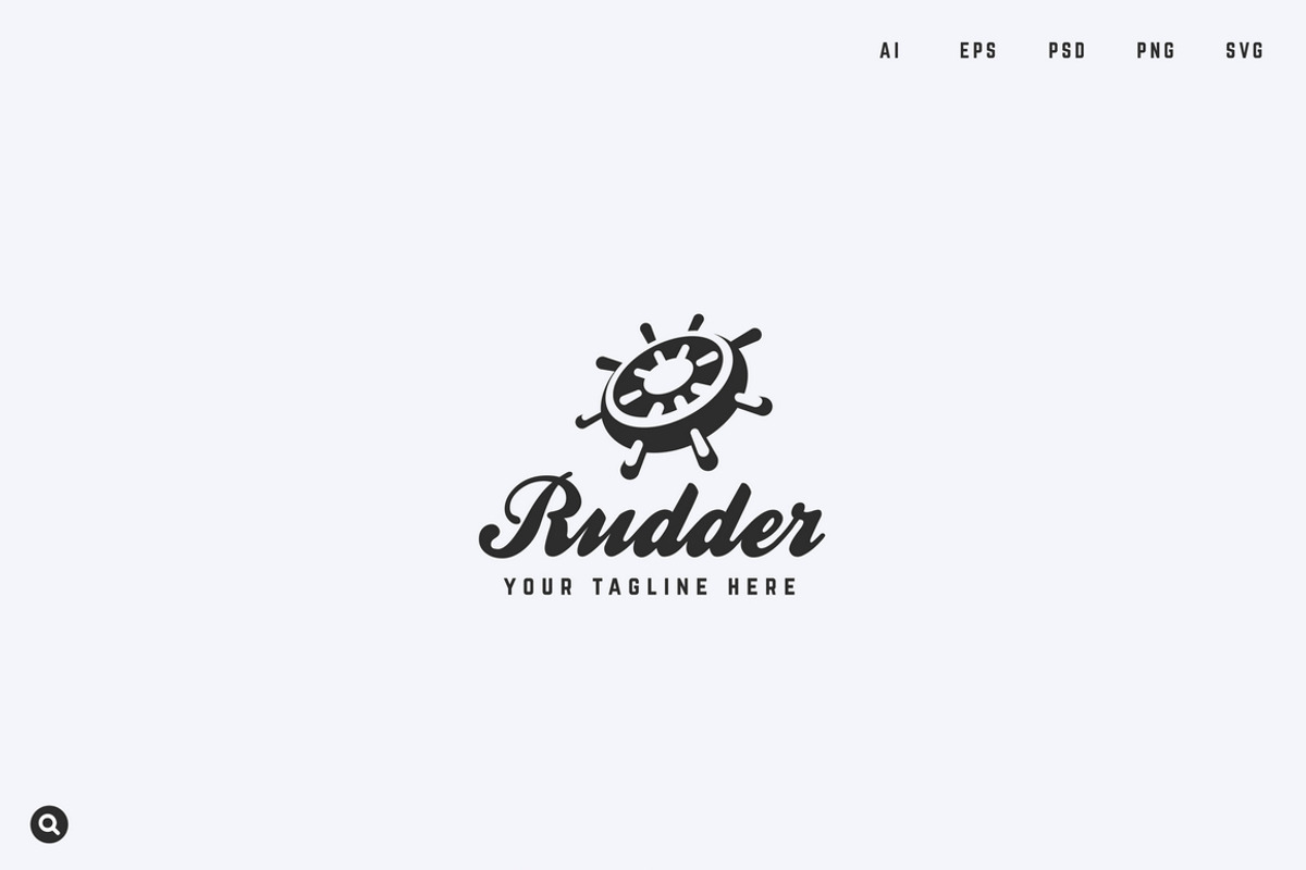 Rudder/Helm Logo Template, a Branding & Logo Template by Snitovets (Photo 1 of 4)