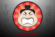 Sumo Face Icon, an Illustration by Essqué Productions (Thumbnail 1 of 3)