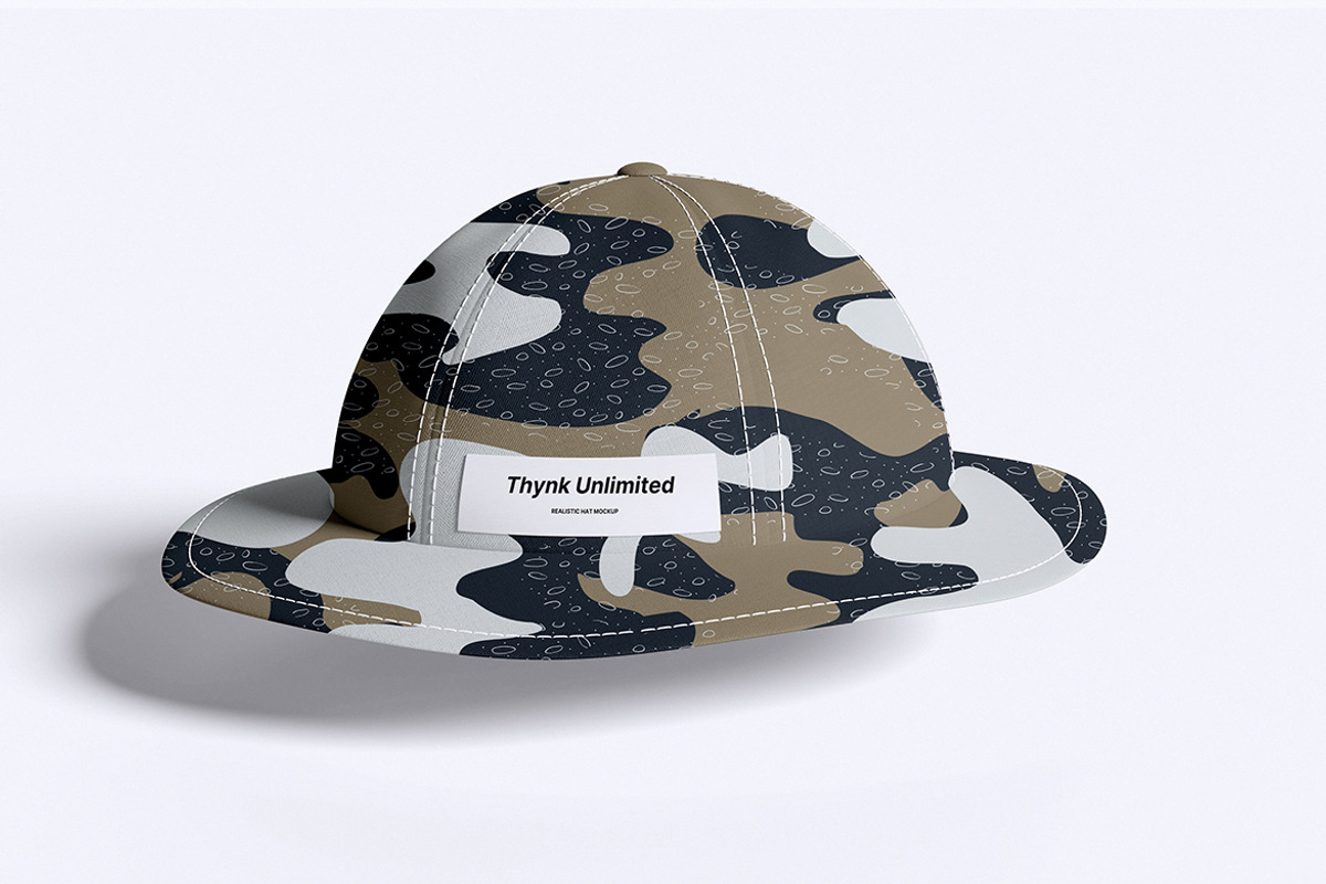 REALISTIC HAT  MOCKUP, an Apparel Mockup by HanaSaka_Studio (Photo 2 of 5)